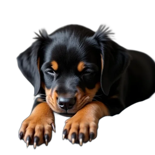 animal, creature, staff, face, photorealistic, 3d render, black, brown transparent PNG cut-out