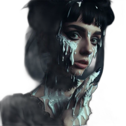 face, mask, creature, dragon, fantasy art, photorealistic, concept art, oil painting transparent PNG cut-out