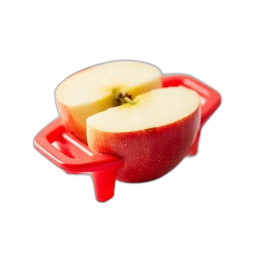 food, furniture, weapon, crown, 3d render, photorealistic, red, apple transparent PNG cut-out