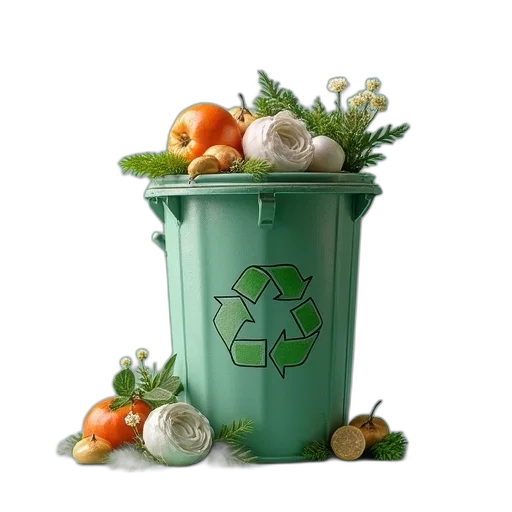 food, crown, 3d render, photorealistic transparent PNG cut-out