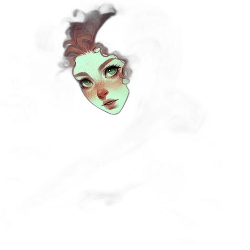 mask, face, creature, hair transparent PNG cut-out