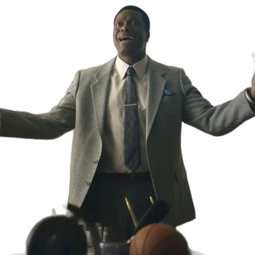 jacket, man, suit, tie, stands, his, arms, outstretched transparent PNG cut-out