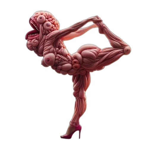 creature, shoes, animal, concept art, photorealistic, 3d render, artistically, rendered transparent PNG cut-out