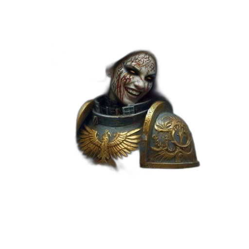 staff, mask, face, sword, concept art, fantasy art, 3d render, pixel art transparent PNG cut-out