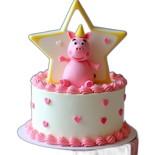 crown, 3d render, photorealistic, birthday, cake, star-shaped, topper, featuring transparent PNG cut-out