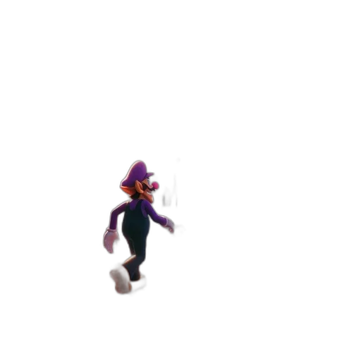 creature, hat, mask, animal, pixel art, 3d render, concept art, mario transparent PNG cut-out