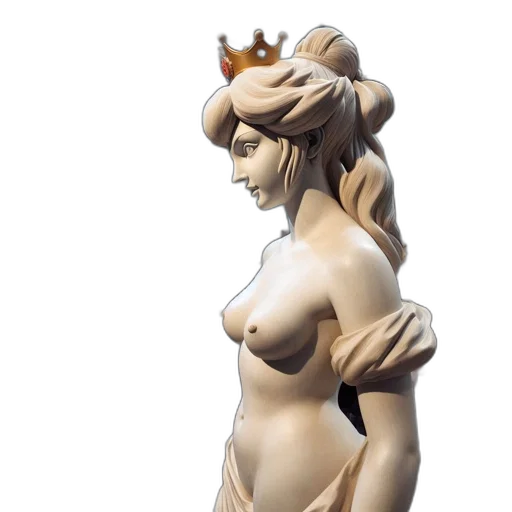 crown, jewelry, dress, 3d render, concept art, fantasy art, photorealistic, inside transparent PNG cut-out