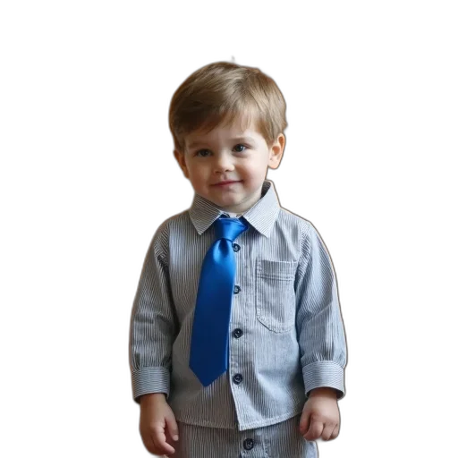 staff, jacket, photorealistic, 3d render, toddler, standing, front, wooden transparent PNG cut-out