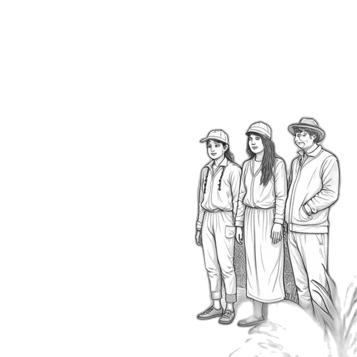 staff, hat, concept art, comic book art, pencil sketch, cartoon, forest, fog transparent PNG cut-out