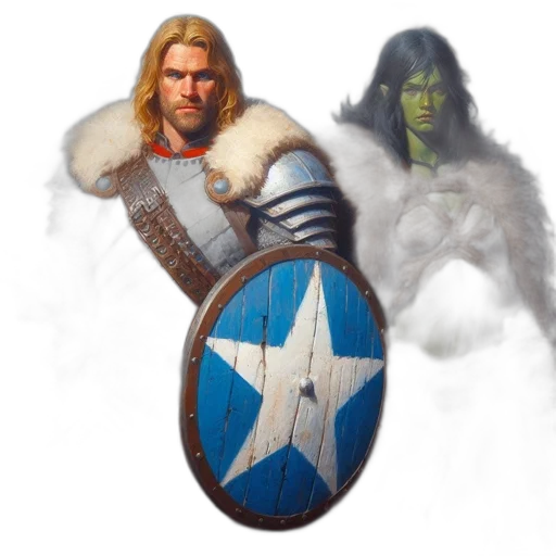 sword, weapon, fantasy art, concept art, comic book art, pixel art, two, warriors transparent PNG cut-out