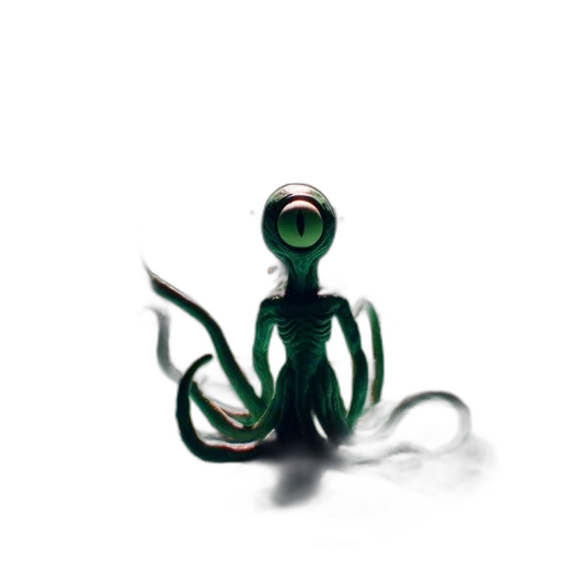 creature, staff, robot, jewelry, 3d render, concept art, fantasy art, photorealistic transparent PNG cut-out