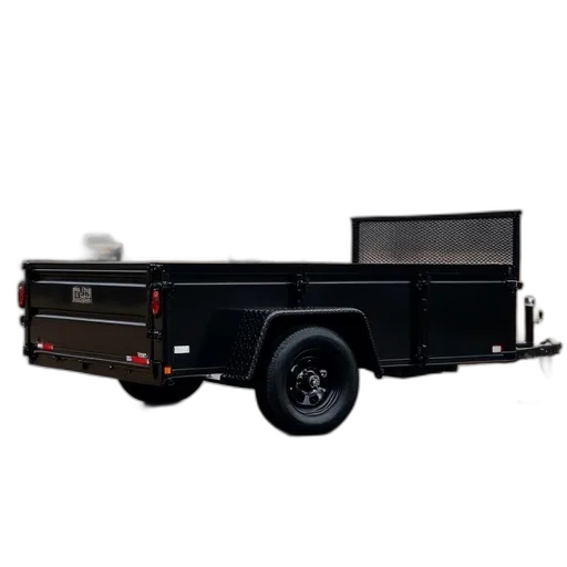 3d render, concept art, photorealistic, black, x12, single, axle, utility transparent PNG cut-out
