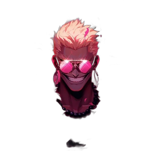 mask, face, hair, staff, cyberpunk, concept art, comic book art, pixel art transparent PNG cut-out