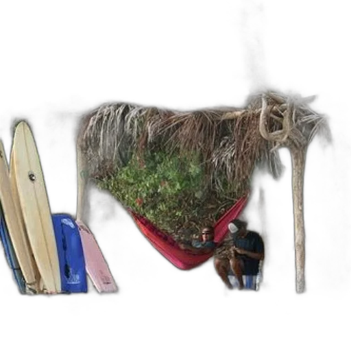 animal, shoes, staff, hair, photorealistic, concept art, serene, beach transparent PNG cut-out
