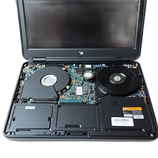 second, image, shows, same, laptop, internal, components, but transparent PNG cut-out