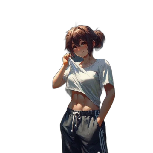 dress, jacket, staff, robot, anime, pixel art, concept art, watercolor transparent PNG cut-out
