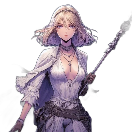 staff, sword, dress, weapon transparent PNG cut-out