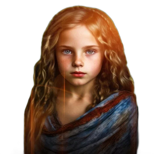 face, dragon, dress, fantasy art transparent PNG cut-out