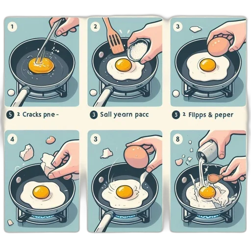 food, weapon, series, images, guide, through, preparation, sunny-side-up transparent PNG cut-out