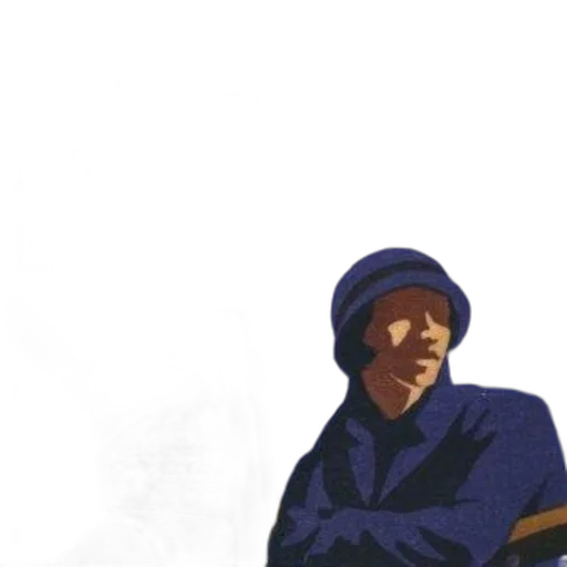 jacket, hat, face, umbrella, concept art, pixel art, comic book art, photorealistic transparent PNG cut-out