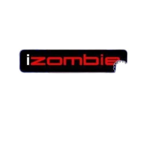 pixel art, image, features, stylized, graphic, text, izombie, bold transparent PNG cut-out