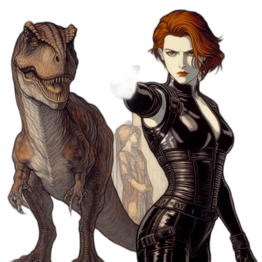 dragon, creature, concept art, fantasy art, comic book art, cyberpunk, earth tones, dark transparent PNG cut-out