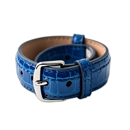 jewelry, 3d render, blue, close-up, image, crocodile, skin, watch transparent PNG cut-out