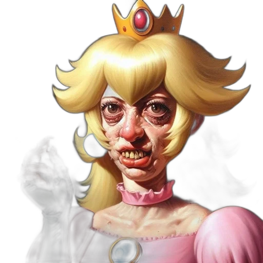 crown, face, mask, concept art, pixel art, 3d render, fantasy art, aged transparent PNG cut-out