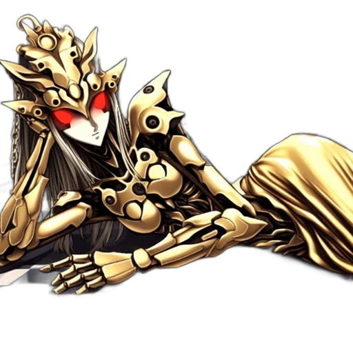 dragon, creature, mask, robot, concept art, fantasy art, pixel art, anime transparent PNG cut-out