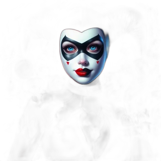 mask, face, creature, robot, concept art, comic book art, fantasy art, photorealistic transparent PNG cut-out