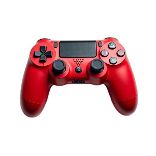 weapon, 3d render, red, close-up, black, gaming, controller, multiple transparent PNG cut-out