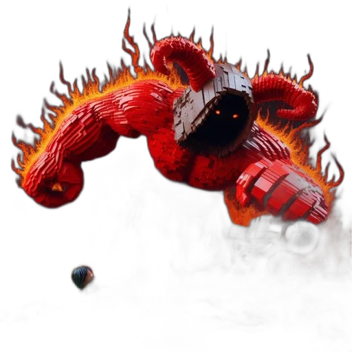 dragon, creature, mask, weapon, concept art, fantasy art, 3d render, pixel art transparent PNG cut-out