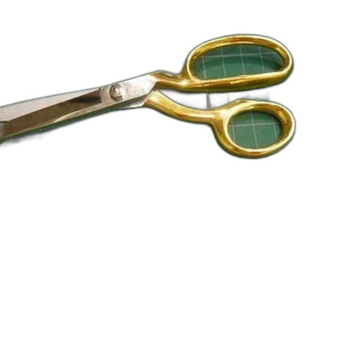 staff, weapon, jewelry, sword, 3d render, pair, gold-handled, scissors transparent PNG cut-out