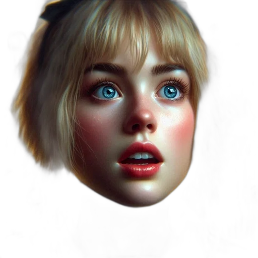face, robot, mask, creature, photorealistic, 3d render, concept art, oil painting transparent PNG cut-out