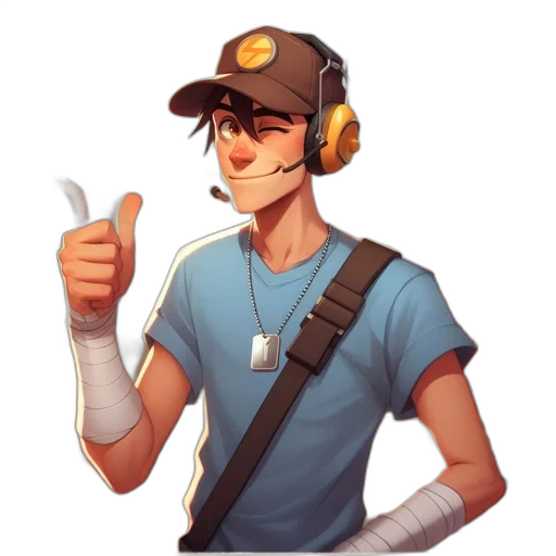 staff, concept art, cartoon, pixel art, anime, golden, animated, character transparent PNG cut-out