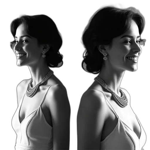 jewelry, dress, face, crown, photorealistic, pencil sketch, concept art, cartoon transparent PNG cut-out