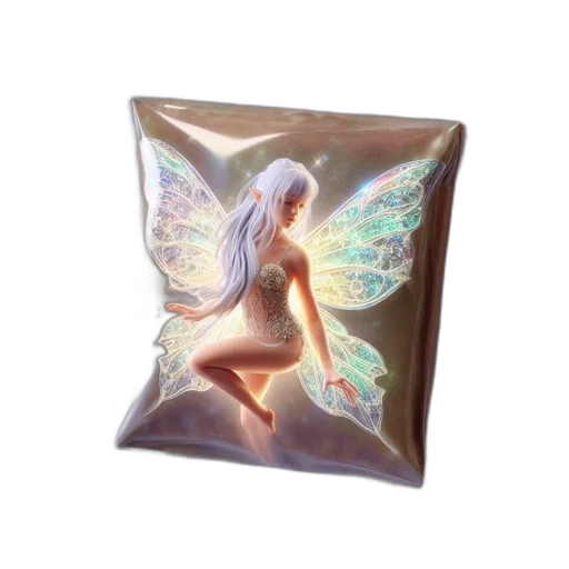 furniture, fantasy art, concept art, photorealistic, 3d render, silver-packaged, condom, displays transparent PNG cut-out