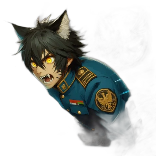 staff, mask, face, animal, concept art, fantasy art, pixel art, anime transparent PNG cut-out
