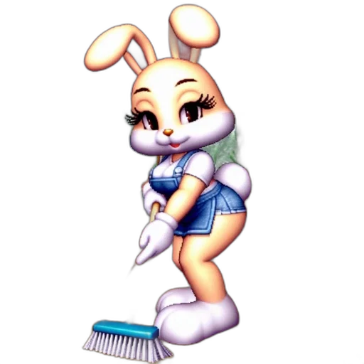 staff, animal, hair, robot, pixel art, 3d render, concept art, cartoon transparent PNG cut-out
