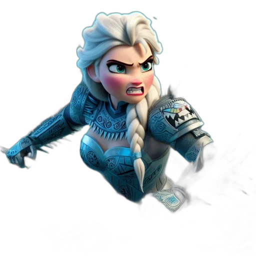 weapon, sword, face, staff, concept art, 3d render, fantasy art, comic book art transparent PNG cut-out