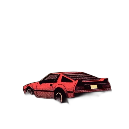 car, weapon, concept art, 3d render, photorealistic, pixel art, red, old-fashioned transparent PNG cut-out