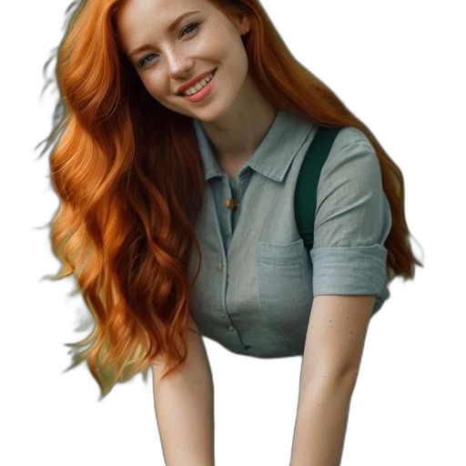 hair, jacket, dress, staff, photorealistic, cartoon, fantasy art, 3d render transparent PNG cut-out