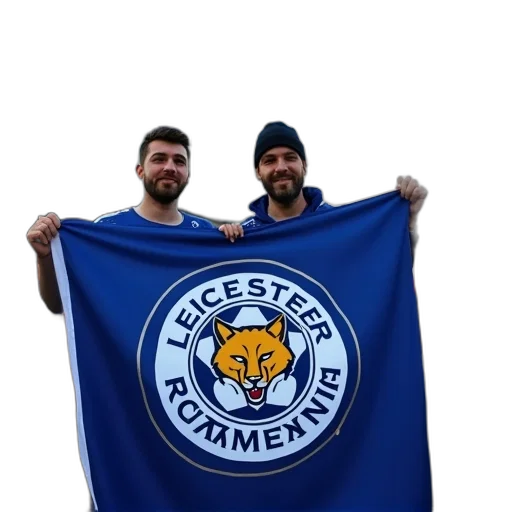 staff, two, leicester, fans transparent PNG cut-out