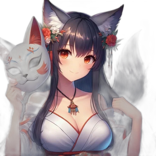 staff, dress, jewelry, anime, fantasy art, pixel art, concept art, monochrome transparent PNG cut-out