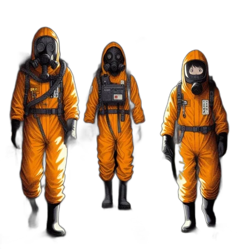jacket, concept art, cyberpunk, comic book art, 3d render, outer space, monochrome, three transparent PNG cut-out