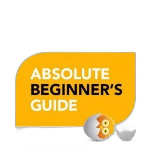wordpress, absolute, beginner, guide, book, cover, yellow, background transparent PNG cut-out