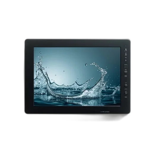 dragon, 3d render, underwater, black, digital, display, screen, water transparent PNG cut-out