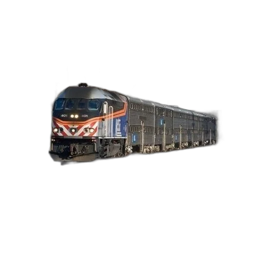 weapon, 3d render, photorealistic, train, number, 401, traveling, down transparent PNG cut-out