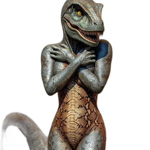 dragon, creature, animal, concept art, fantasy art, 3d render, photorealistic, dinosaur-human transparent PNG cut-out