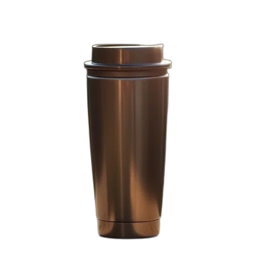 bottle, 3d render, photorealistic, earth tones transparent PNG cut-out